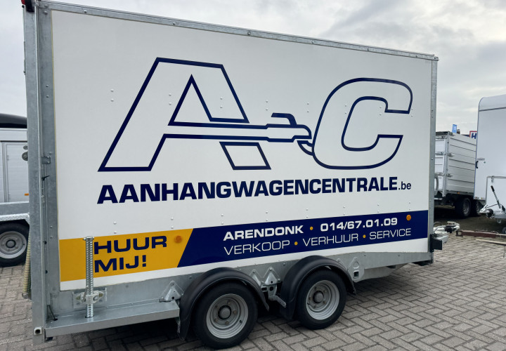 BV126 gesloten aanhangwagen